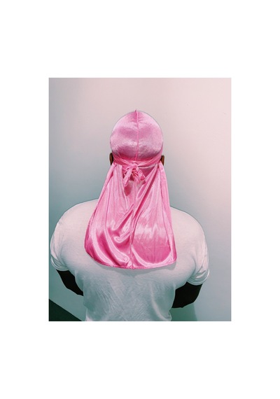 Pembe Unisex Durag Sokak Stil Hip-hop Bandana Pembe Pembe