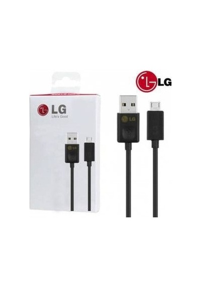 Senalstore LG Uyumlu V10 - G2 - G3 - G4 Micro Usb Hızlı Şarj Data Kablosu Siyah