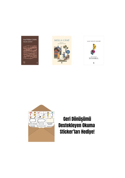 Everest Açıkhava 35 - Seçme Şiirler + Molla Câmî + Divan Şiirinde İstanbul + Okuma Sticker'ları