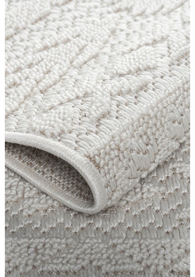 Badelya Home Krem İskandinav Modern Tasarım Sisal Bukle Özel Ölçü Salon Oturma Odası Koridor Mutfak Halısı Yolluk