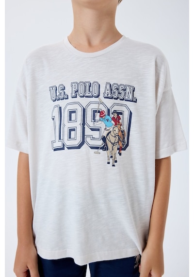 U.s. Polo Assn. Erkek Çocuk Beyaz Bermuda Takım Us2444-c-v2 Beyaz