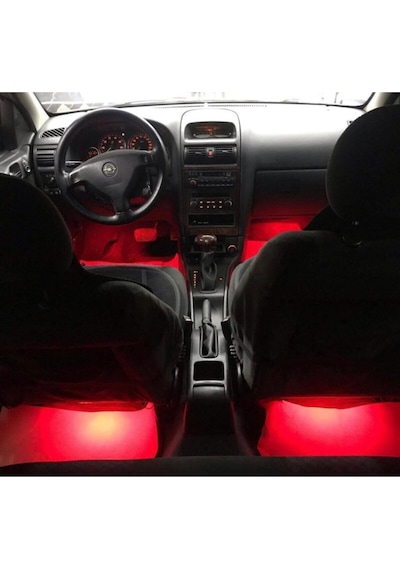 12 Ledli Kumandalı Ayak Altı Led Araç İçi Aydınlatma