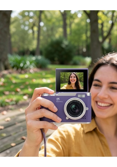 4k Dijital Kamera 48 Mp Flip Ekran Uczzzlk007fotoğrafmakinesimor
