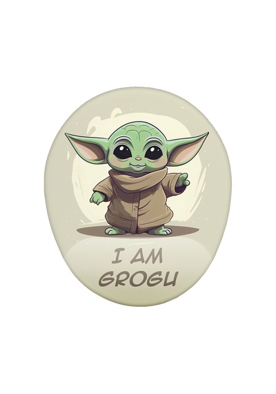 I Am Grogu Bilek Destekli Mouse Pad