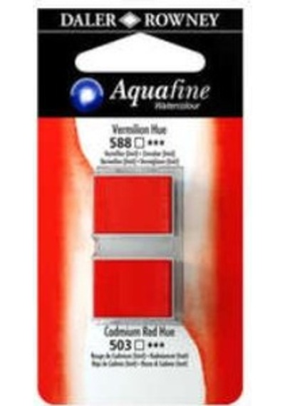 Daler Rowney Aquafine Sulu Boya Tablet 2li Vermilion-cad. Red