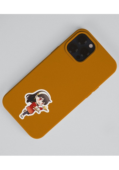 Spy X Family Yor 2li Sticker Seti Parlak Kağıt -çıkartma -süsleme Anime Etiket Beyaz