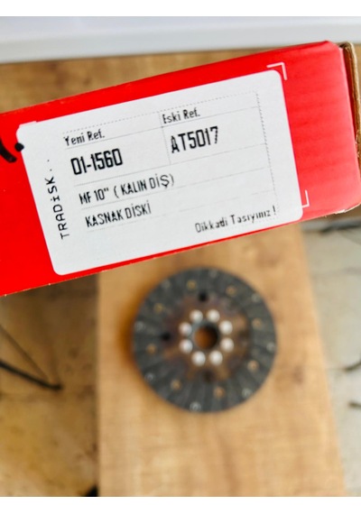 Massey Ferguson 135-165-285 Kasnak Balatası 10 Dıs /kalın Freze Tradisk Marka