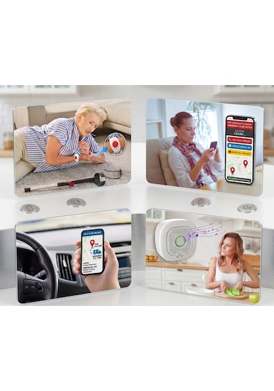 Yaşlı Hasta Sos Buton Panik Bileklik Alarm Seti Wifi Özellikli