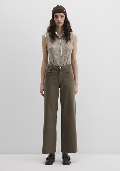 Mavi - Paloma Haki Gabardin Pantolon 1010114-91195 Yeşil