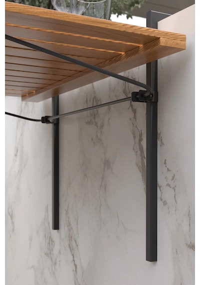 Retodesign Katlanır Askılı Balkon Masası 5001 Siyah Retodesign Katlanır Askılı Balkon Masası 5001 Siyah
