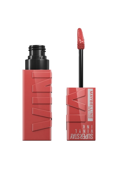 Maybelline New York Super Stay Vinyl Ink Uzun Süre Kalıcı Likit Parlak Ruj 15 Peachy