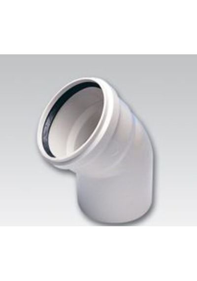 100X45 Pvc Atık Su Açık Dirsek Plastik