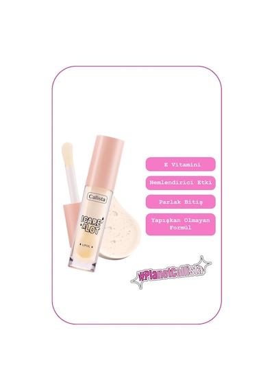 Callista I Care A Lot Lip Oil Nemlendirici Dudak Yağı - 01 Peach