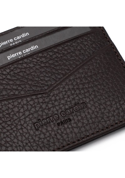 Pierre Cardin Unisex Deri Kartlık 0626 Kahverengi