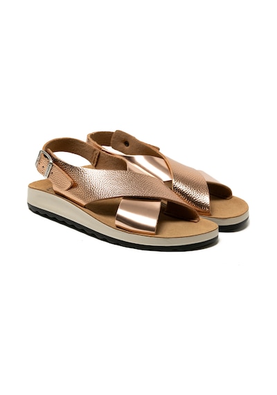Sneaker Günlük Kadın 77 G61 Zc Fly Flot Sandal 6488-dark Gold Dark Gold Koyu Altın