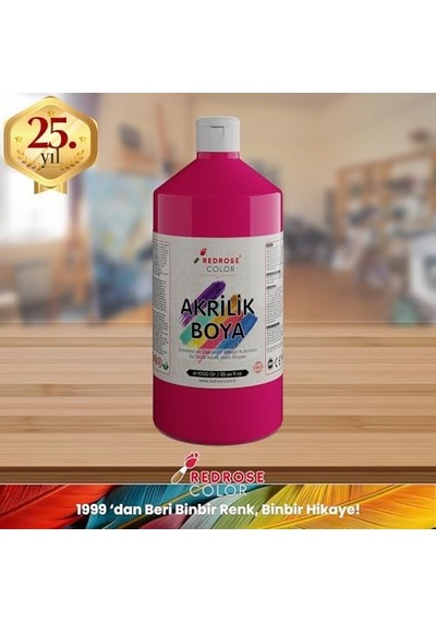 Fuşya Akrilik Boya 1000 Gr
