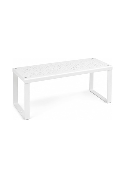 1, White - Varıera - 801.366.22 Half Shelf, Steel, White, 13 X 32 X 16 Cm Açık Bej