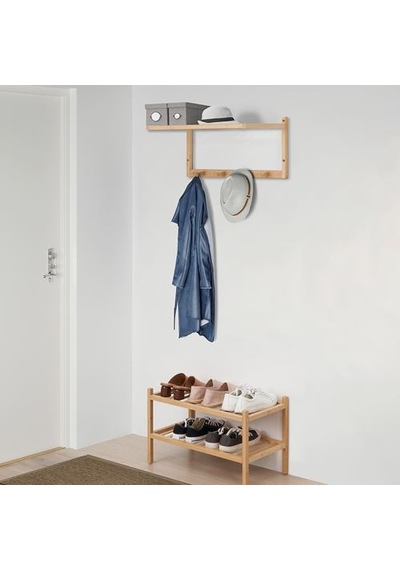 Ikea Vasskar Ayakkabılık, Bambu, 60 Cm