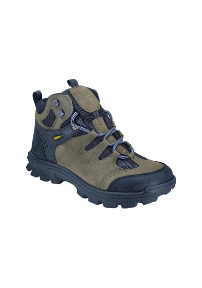 Bulldozer Outdoor Bot Nubuk Deri Haki 250004 Haki