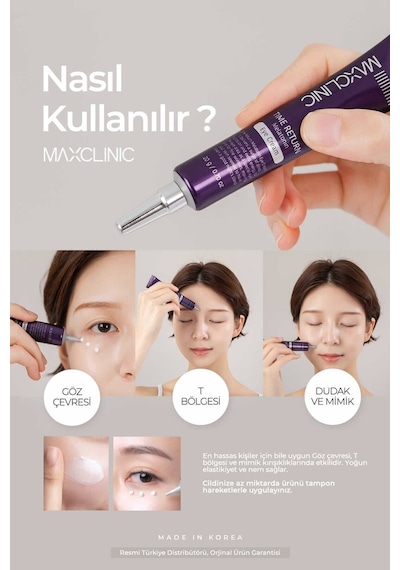 Maxclınıc Hyalüronik Yorgunluk Time Return Eye Cream