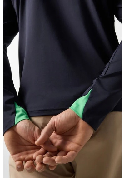 Bogner Fire&ıce Bogner Jonah Lüks Sportif Stil Uzun Kollu Erkek Polo Sweatshirt, Lacivert