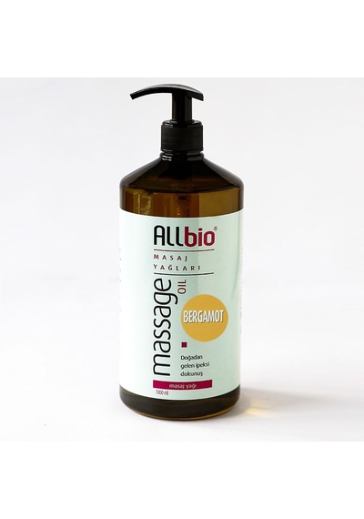 Allbio Masaj Yağı Bergamot 1 L