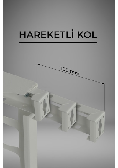 Klima Motoru/dış Ünite Gizleme/koruma Kafesi Xl 120x62x150 H Radius Gri