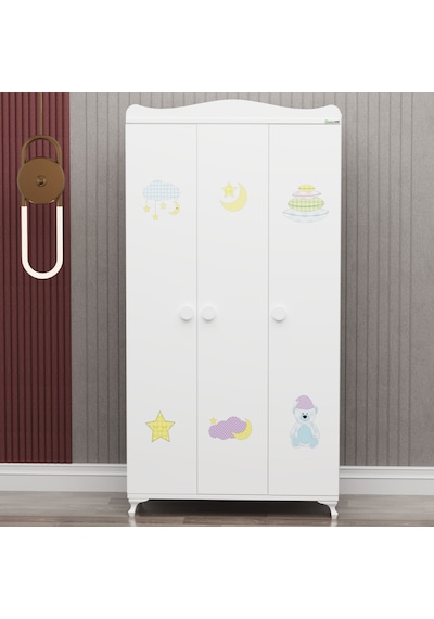Garaj Home Yıldız 3 Kapaklı Dolap - Uykucu Garaj Home Yıldız 3 Kapaklı Dolap - Uykucu