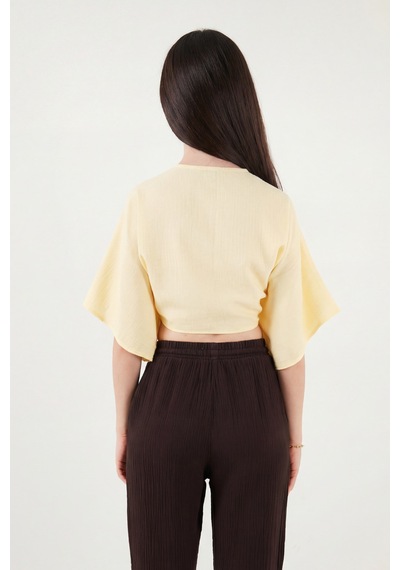 Lela Bayan Bolero 5866354 Sarı Sarı