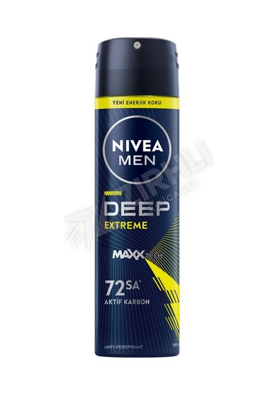 5 Adet Nivea Men Deep Extreme Deodorant 150 Ml 12225467