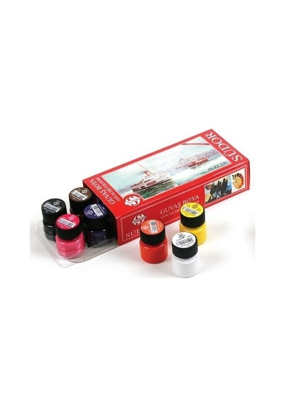 Südor Guaj Boya Set 10X15 ML Sd522 Çok Renkli
