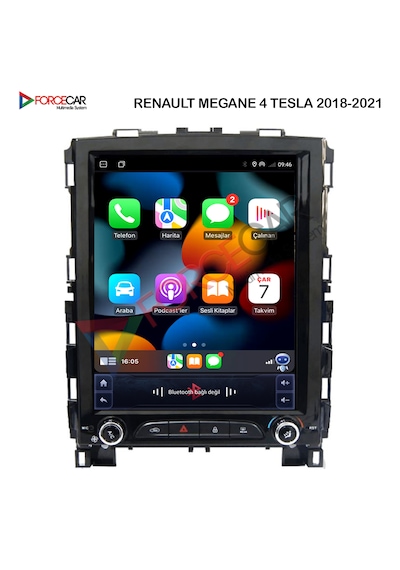 Renault Megane 4 Tesla Ekran Android 4 64 Kablosuz Carplay