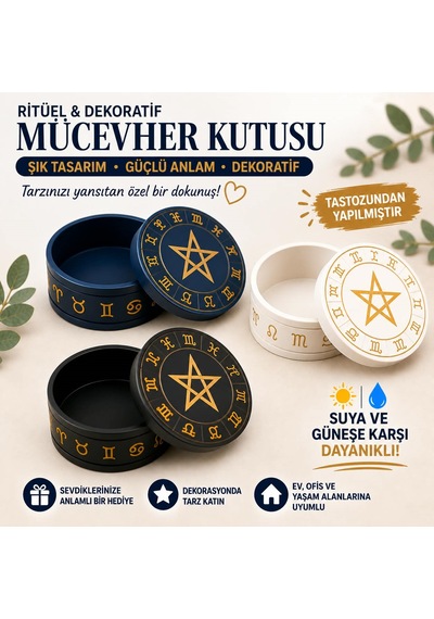 3 Lü Dekoratif Obje 10 Cm