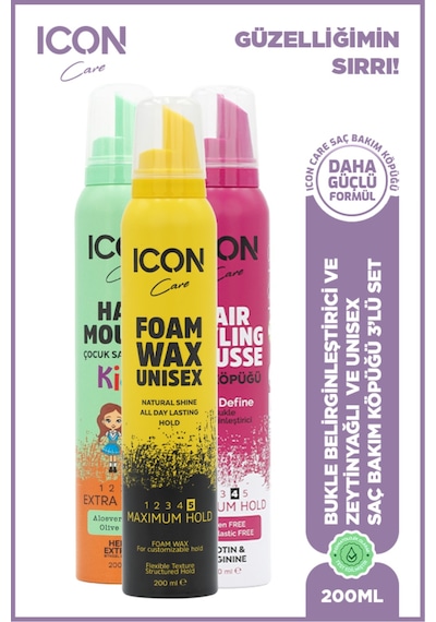 Saç Şekillendirici 3'lü Set