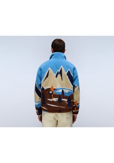 Napapijri T-fleece Fz Erkek Outdoor Polar Ceket Np0a8ao4fxc1 Çok Renkli