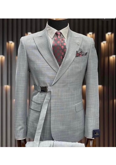 İlayda Emir Slim Fit, Kırlangıç Yaka, 6 Drop, Erkek Takım Elbise Düğün Nişan Damatlık Kombin Antrasit - Gri İlayda Emir Slim Fit, Kırlangıç Yaka, 6 Drop, Erkek Takım Elbise Düğün Nişan Damatlık Kombin Antrasit - Gri