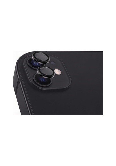 Apple iPhone Uyumlu 11 / 12 / 12 Mini İle Uyumlu Kamera Lens Koruyucu Alüminyum Alaşım Çerçeveli Telefon Lensi Temperli Cam Koruma Siyah Sku: Zeusb0b2s3hkrt -