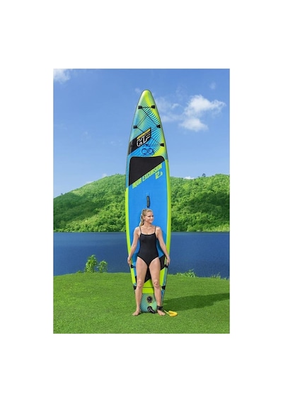 Paddle Board Hydro-force Kürek+pompa+çanta - 381 X 79 Cm - Mavi Su Dünyası