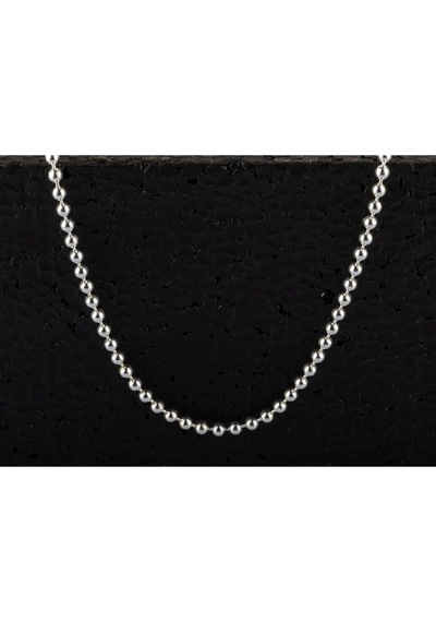 925 Ayar Gümüş Unisex Tırnak Makası Model Gümüş Top Zincir 2,5 Mm