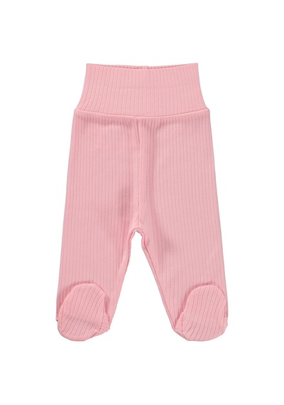 Minidamla Baby Minidamla Patikli Basic 2'li Set 3-9 Ay Tek Alt Bebe - Pembe