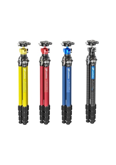 Ly-224c+lh-25 Y Şekilli Orta Sütun Tasarımlı Tripod Kırmızı