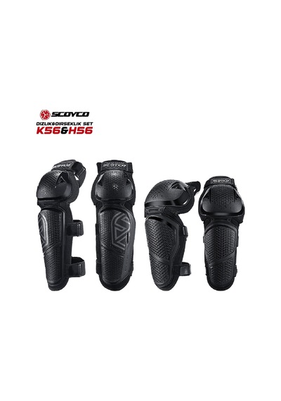 Scoyco K56h56 Dizlik Dirseklik Takımı Siyah