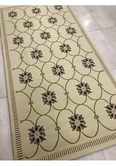 Saray Halı Tifanny 10545 R 100X200 Kahve Krem Yolluk 2 Metre !