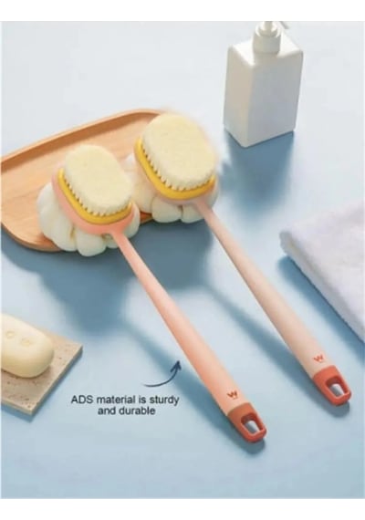 Mucit Home 2'si 1 Arada Kıl Ve Lif Kabağı İie Duş Vücut Fırçası Uzun Saplı Sırt Fırçası-1 Adet Mucit Home 2'si 1 Arada Kıl Ve Lif Kabağı İie Duş Vücut Fırçası Uzun Saplı Sırt Fırçası-1 Adet