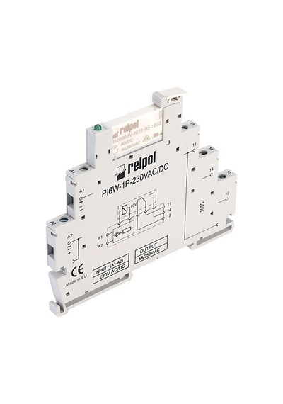 Relpol Pır6W-1P 230Vac-Dc Interface Röle 230Vac-Dc 6A 858609