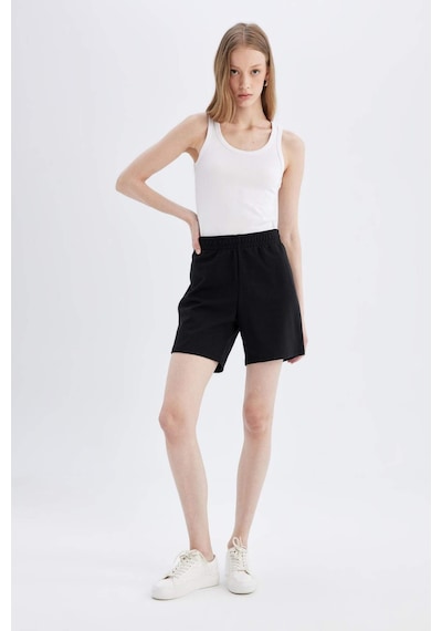 Defacto Slim Fit Dar Kesim U Yaka Basic Düz Ribana Atlet C9826axnswt34 Beyaz