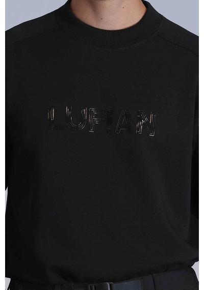 Lufian Luther Erkek Sweatshirt Siyah 001