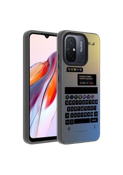 Zore Redmi 12c Kılıf Desenli Nvth Dragon Sert Kapak - Have