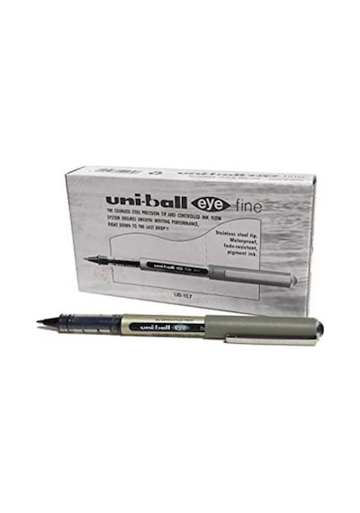 Ub-157 Eye Roller Kalem 0.7 Mm Siyah 12'li Paket
