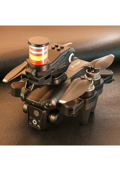 K22 Wifi Hd Çift Kameralı Fırçasız Motorlu Katlanabilir Drone Frizbi Uçan Disk Fırlatma Özellikli-1692